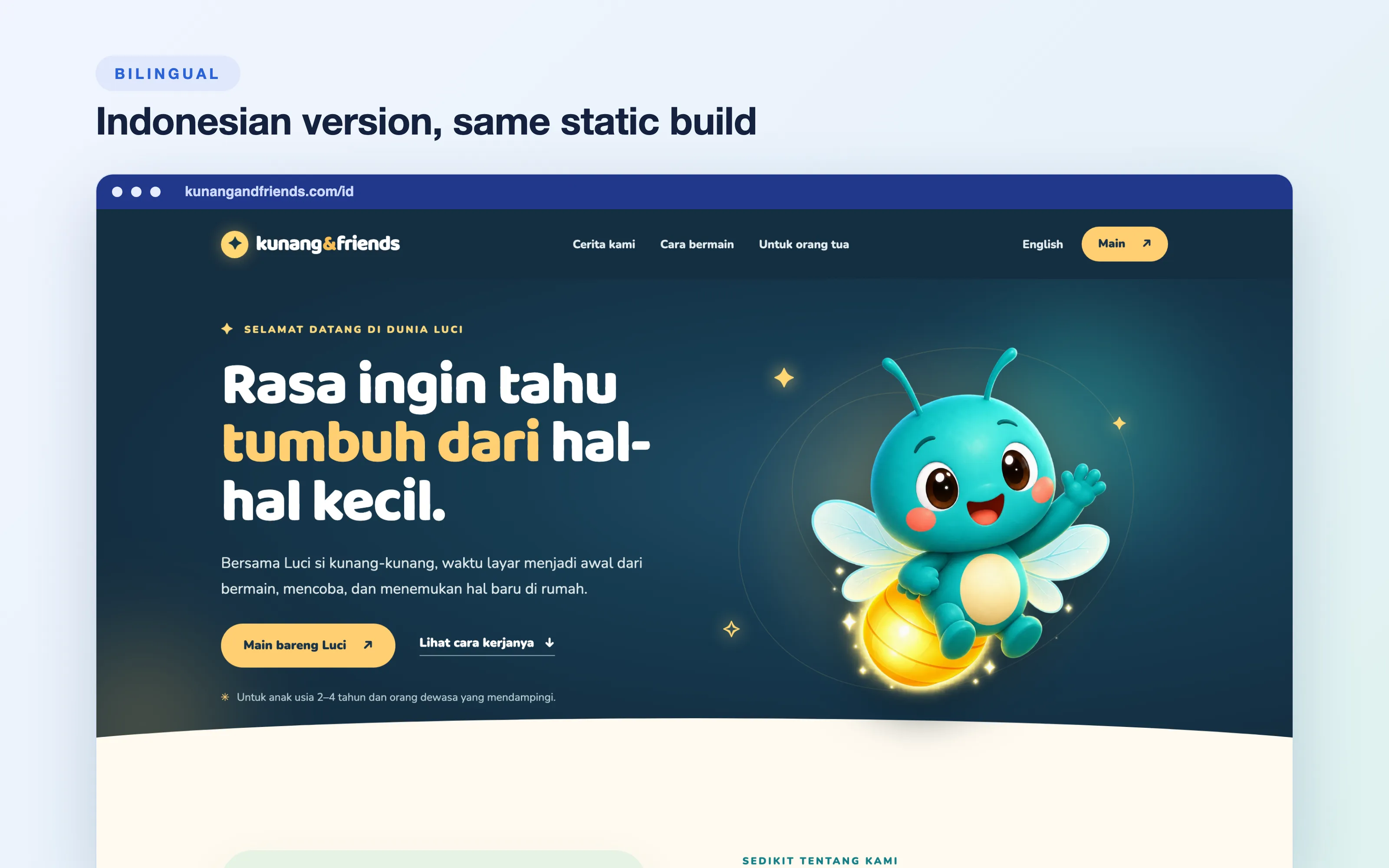 The Indonesian version, from the same static build.